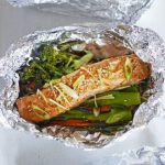 Teriyaki salmon parcel